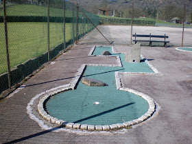 Crazy Golf course at The Glebe in Bowness-on-Windermere