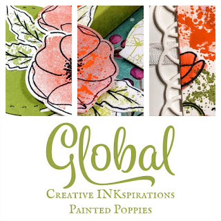 Global Creative INKspirations Painted Poppies Collaborative Sneak Peek | Available to those who purchase the Painted Poppies stamp set or bundle directly from my online store by February 15, 2020.