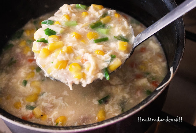 how to cook chinese sweet corn soup recipe