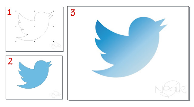  Tutorial Membuat Logo Twitter with Corel DRAW