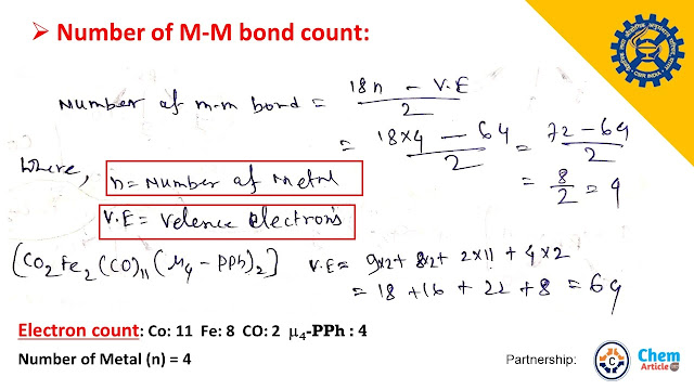 This is the image of the metal-metal bond count