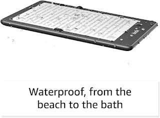 Waterproof Kindle Paperwhite.