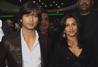 Shahid and Vidya Balan at Kismat Konnection Premiere