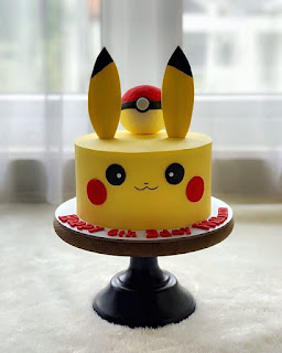 ideas de pasteles para fiesta de pokemon pkachu