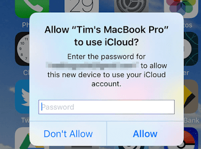 approve icloud