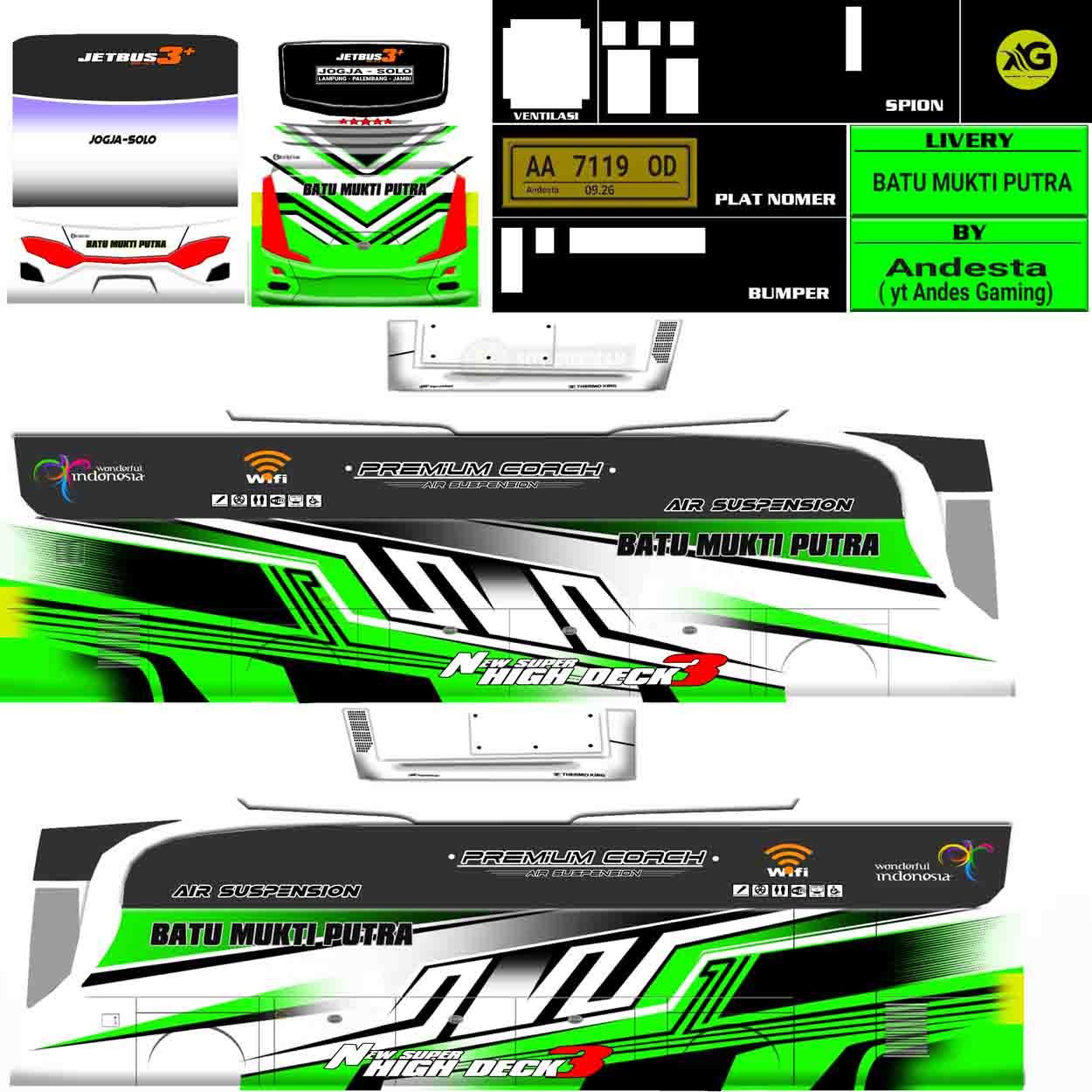 download Livery Bussid bawaan