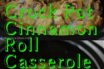 Crock Pot Cinnamon Roll Casserole