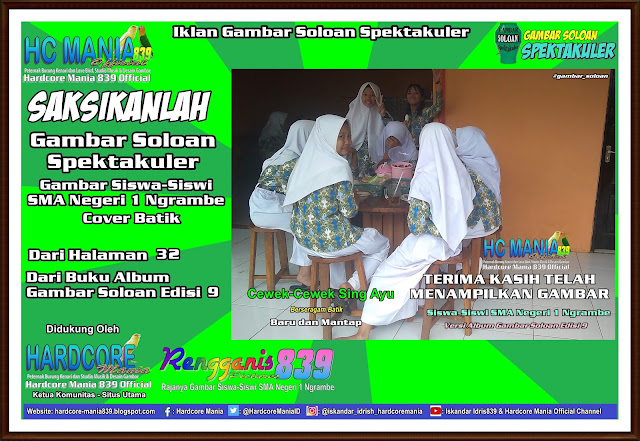 Iklan Gambar Soloan Spektakuler - Gambar Siswa-Siswi SMA Negeri 1 Ngrambe Cover Batik 32-9