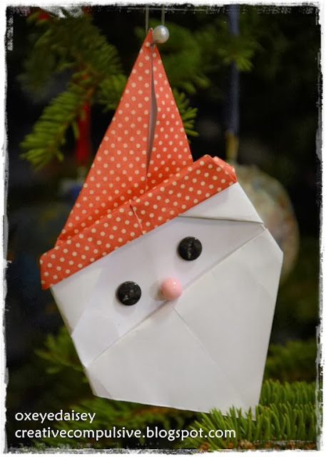 origami santa claus