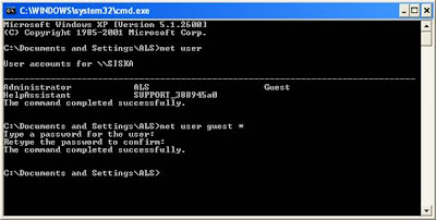 Hack Password Admin Via Comand Prome