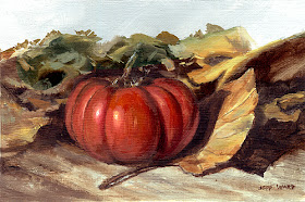 Autumn Tomato oil painting by Jeff Ward