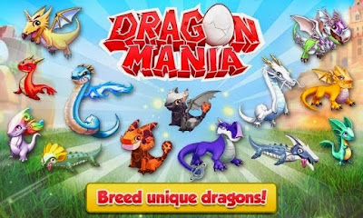 Game Dragon Mania Mod Apk Full Version (Unlimited Money, Coins & Gems)