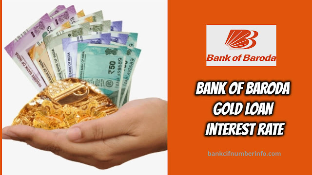 Bank of Baroda Gold Loan Interest Rate