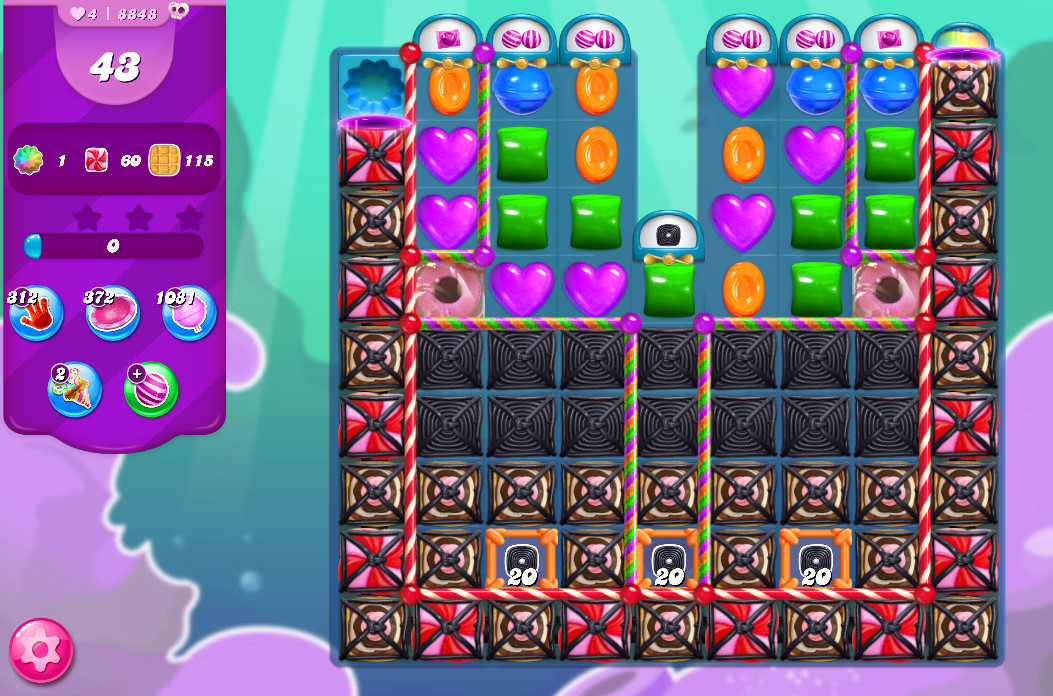 Candy Crush Saga level 8848