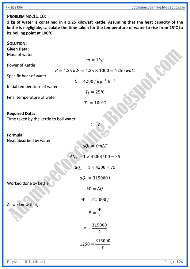 heat-solved-numericals-physics-10th