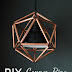 DIY: Copper Pipe Icosahedron Light Fixture