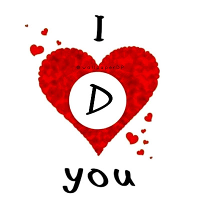 A to Z Alphabet in Stylish Unique font inside heart I Love You Dpz