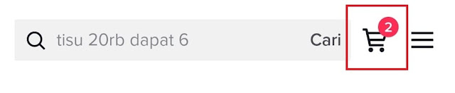 cara melihat keranjang di tiktok shop #2