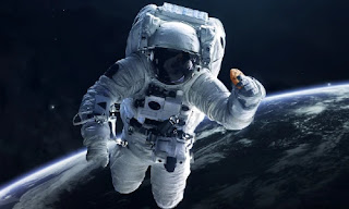 astronaut in space