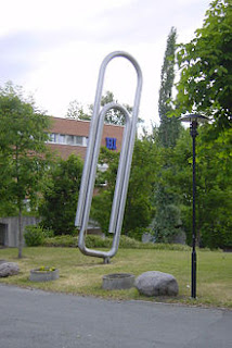 Sandvika Norway paper clip via Wikipedia