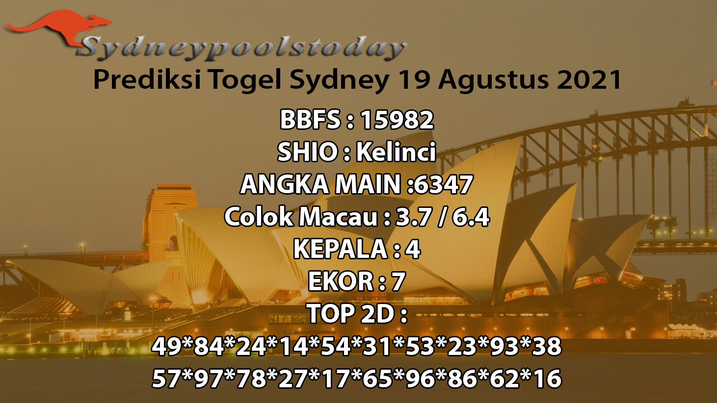 Prediksi Togel SGP, HK, Dan Sydney