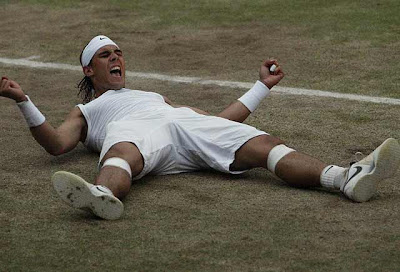 Surrealista Final de Tenis en WIMBLEDON entre Rafa Nadal y Roger Federer