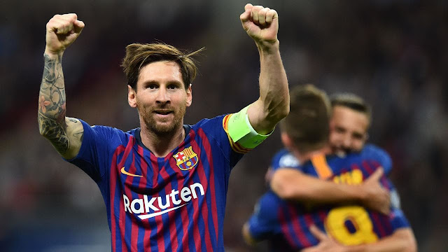 Menggila, Lionel Messi Cetak Quattrick di Camp Nou