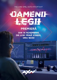 Prima producție locală Antenna Entertainment în România va avea premiera la AXN: "Oamenii Legii"