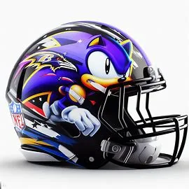 Baltimore Ravens Sonic Concept Helmet