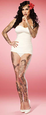 Kat von D Inked at Magazine February 2010