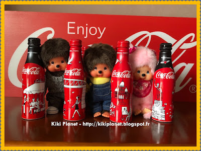 la collection Coca-Cola My Little Paris conçue par Kanako monchhichi kiki collector