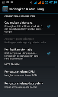 Setting Android