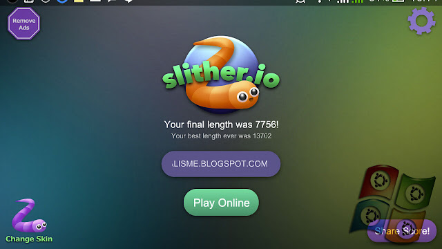 Review Download Game Slither.io Android Terbaru (Cacing Besar Alaska)
