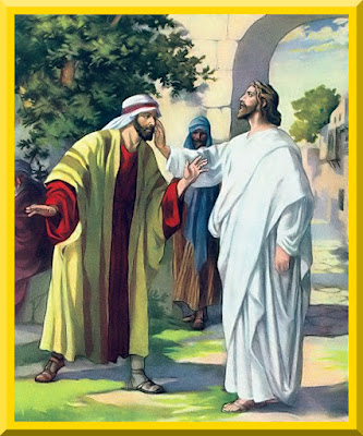 Jesus Heals the Deaf and Mute Man - PD-Art-1923