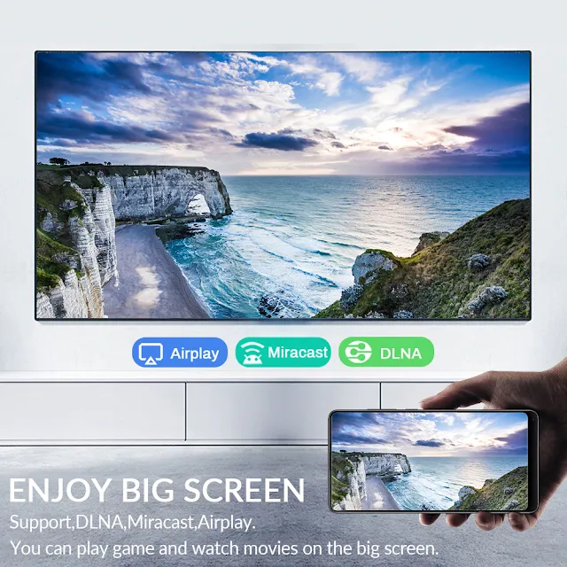 Android 10.0 TV BOX Allwinner H616 2.4G&5G Dual WiFi 4K 3D 32G 64G 128G H.265 Fast Set TV Receiver Media Player