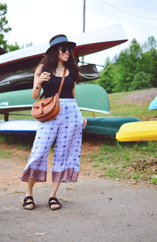 Outfit with culottes 