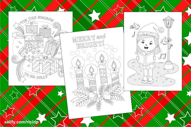 christmas coloring pages sellfy