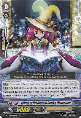 superheroes series, adventure, fantasy, writing, story, card game, Cardfight!! Vanguard, Witch of Prohibited Books, Cinnamon