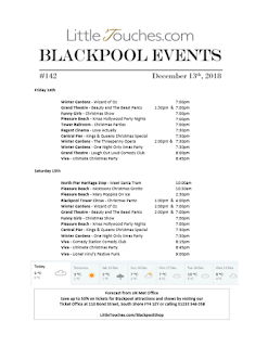 Blackpool Shows and Events December 14 to December 20 - PDF What's On listings print-off