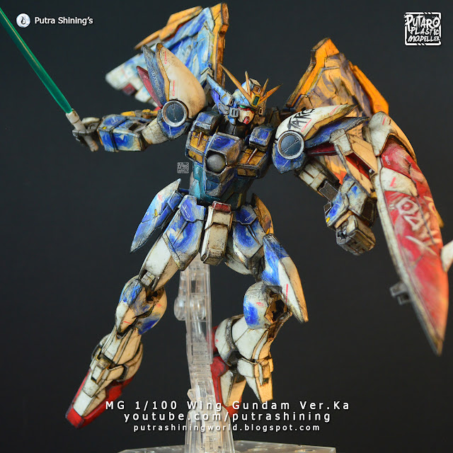 Hand Painted MG Wing Gundam Ver.Ka | XXXG-01W ウイングガンダム by Putra Shining