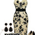dress,purse and high heels shoes for ladies: