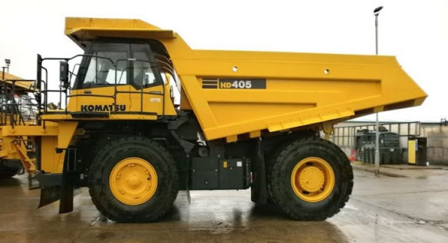 articulated dump truck komatsu HD405