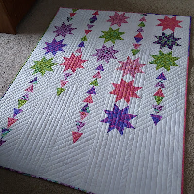 Starfall quilt by Canuck QWuilter Designs