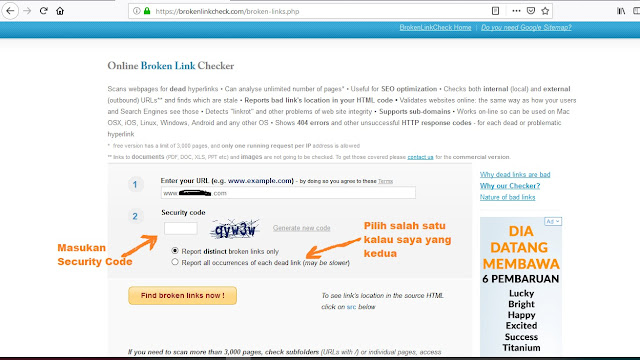 Begini Cara Mengetahui Link Rusak (Broken Links) Dan Memperbaikinya