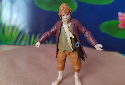 Boneco / Figura de ação articulada em 7 pontos de Bilbo Bolseiro Baggins  do filme The Hobbit  - 7,5 cm de altura - NLP 2012 -  R$ 15,00