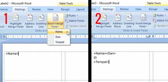 Cara Praktis Membuat Label Undangan 103 Di Microsoft Word