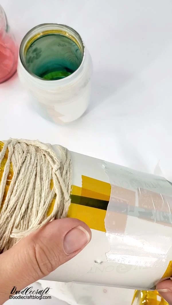 Step 5: Unwrap  This part takes WAY too long!   It's easy to speed it up on video, but this part can be surprisingly tedious.   Use a Cricut hook tool to help you get the shrink wrap off the glass.   Remove the twine and the sublimation paper and tape.