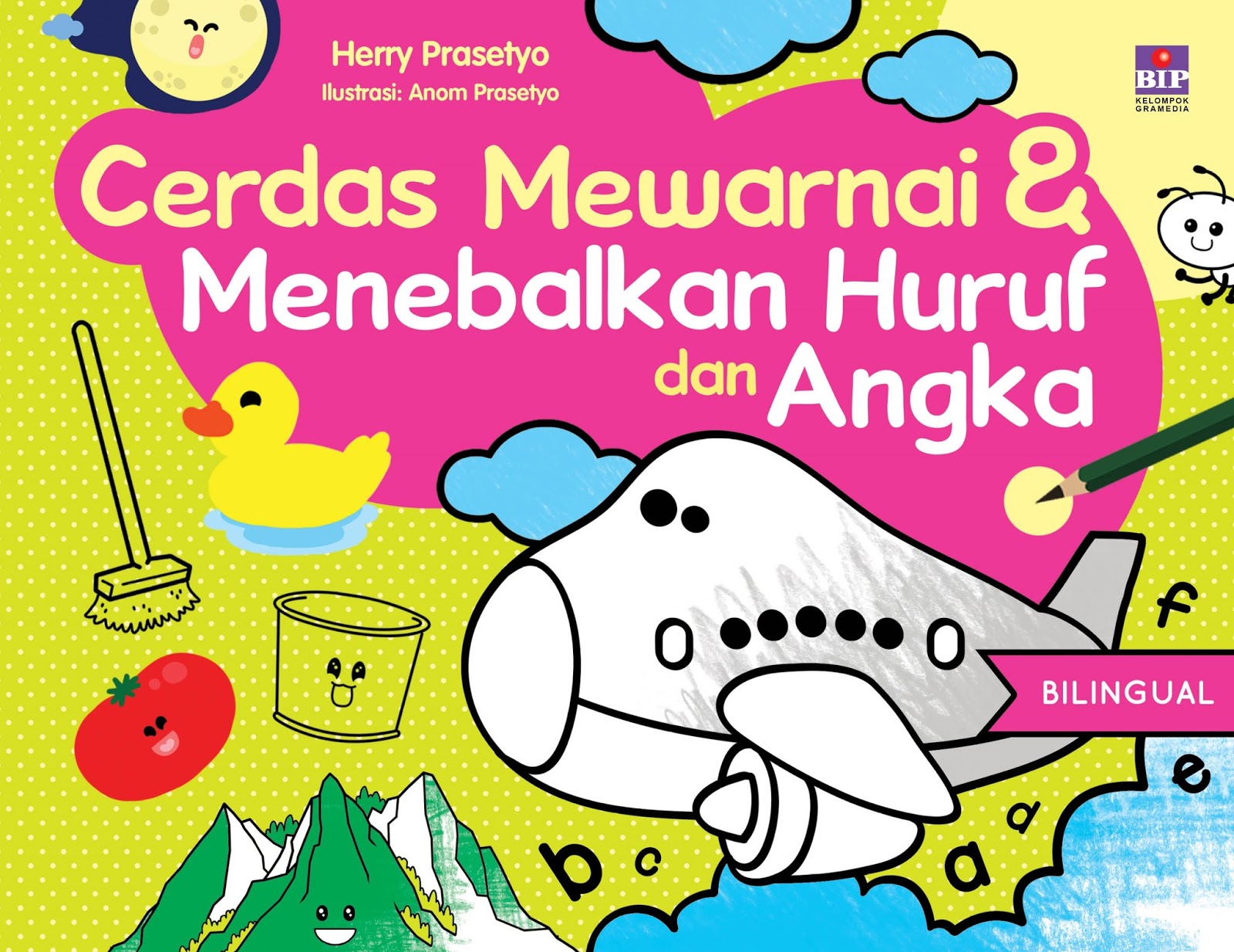 Buku ini disusun untuk menemani anak PAUD belajar mewarnai yang positif dan kreatif serta menumbuhkan benih benih kecerdasan dalam menulis dan berhitung