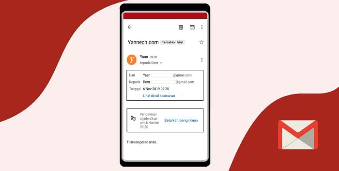 Cara Mengirim Email Secara Terjadwal di Gmail Android