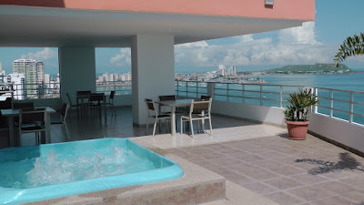 terrace of the Ibiza on the Salinas malecon